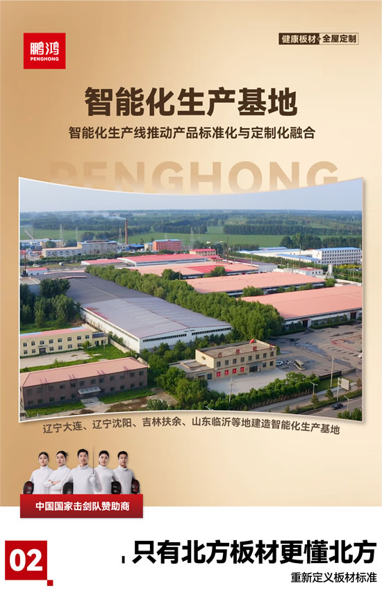 鹏鸿板材全屋定制生产基地